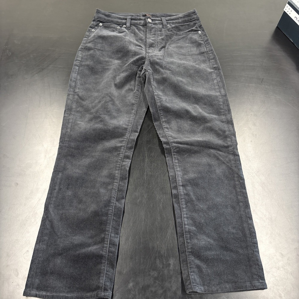 Quince Women's‎ Organic Stretch Corduroy Straight Leg Pants Size 8  28" Inseam